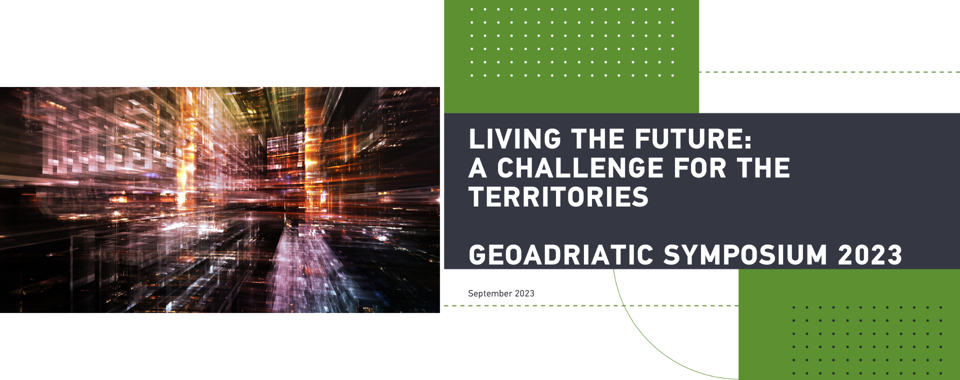 Area Science Park at 2023 GeoAdriatico symposium discussing the future of sustainability